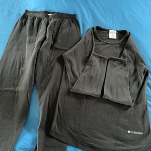 Columbia under layer shirt & pants